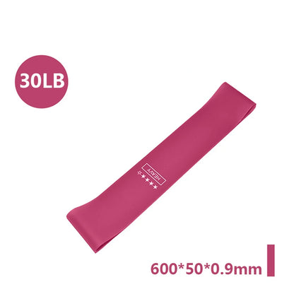 Portable Fitness Workout Equipment Rubber Resistance Bands for Yoga Gym Elastic Gum Strength Pilates CrossFit Women