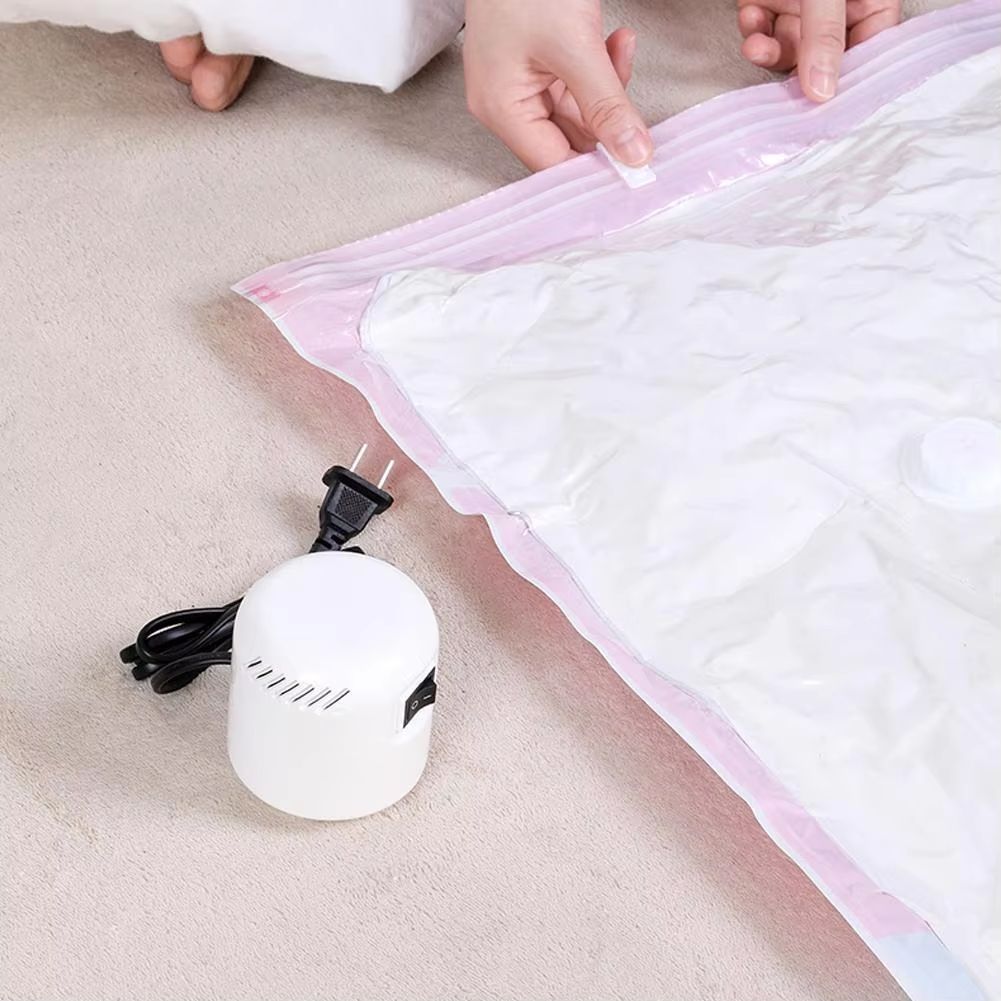 55W Universal Electric Vacuum Pump For Clothing Storage Bags  Handheld Compression Bag Air Pump Wit 3
