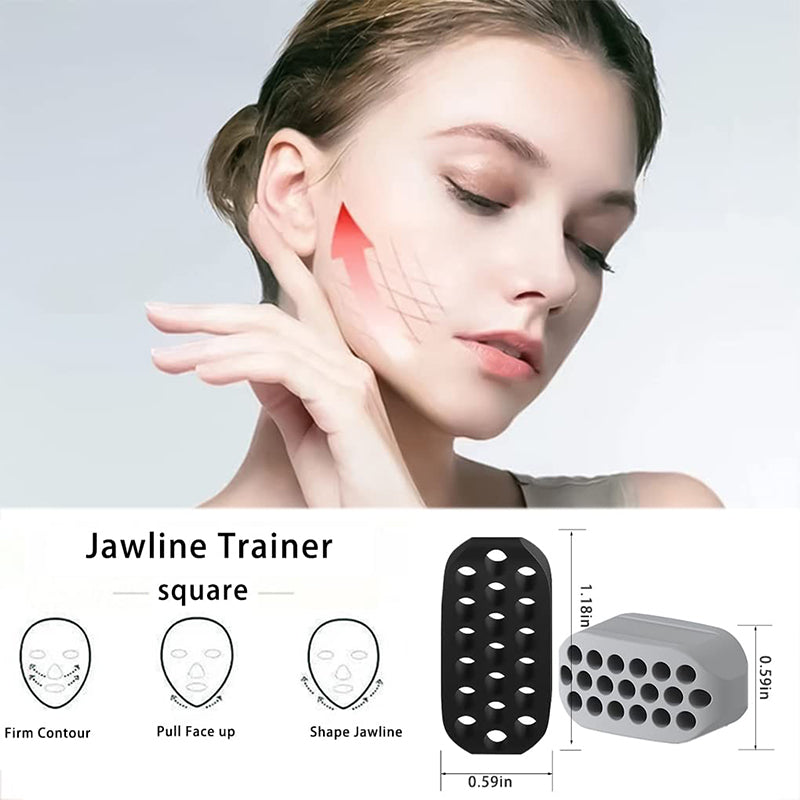 Facial Beauty Tool Silicone Jaw Exerciser Jawline Fitness Ball Neck Toning Equipment Double Chin Re 1