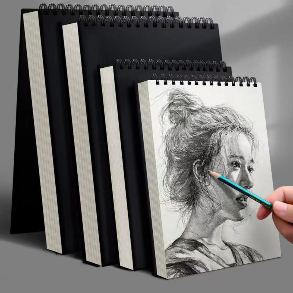30 Sheets Spiral Bound Sketchbook A4, A5, A6, 8K, Eco-Friendly, Thick Drawing Paper for Artists Oil Painting, Sketch Pad