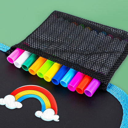 Cute Erasable Portable Graffiti Book, Reusable Cartoon Doodle Book for Writing & Painting, Perfect for Travel Trips