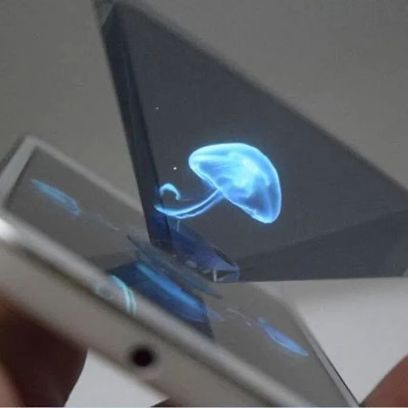 3D Hologram Pyramid Projector  Mobile Screen Magnifier For Smartphones 5