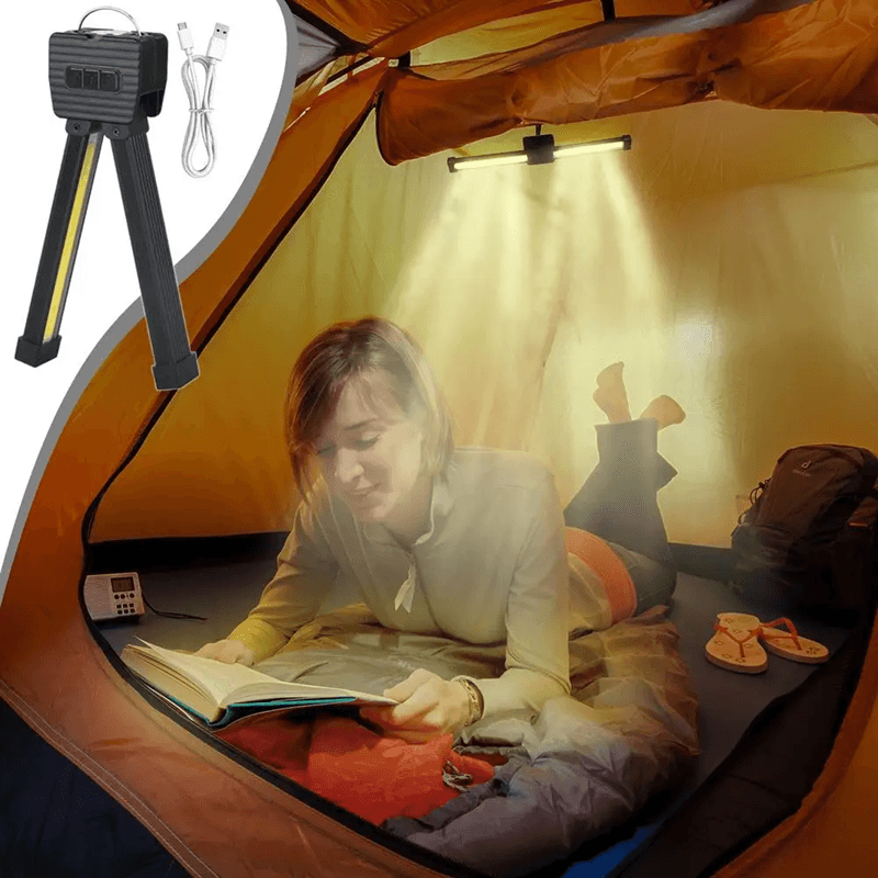Foldable Magnetic Rechargeable Flashlight With 7 Mode Led Lamp 2