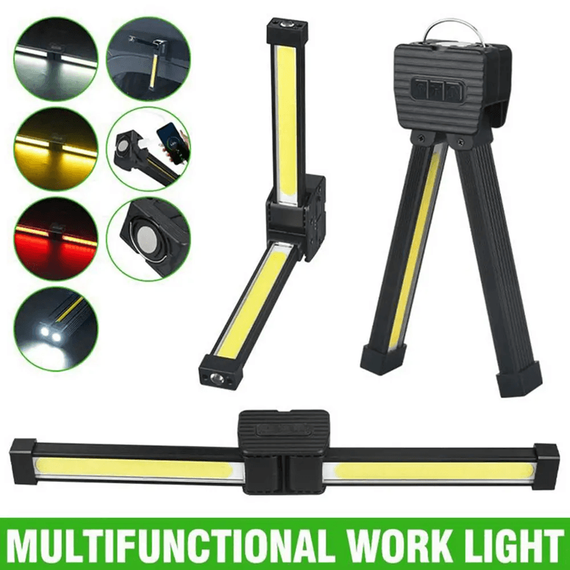 Foldable Magnetic Rechargeable Flashlight With 7 Mode Led Lamp 4