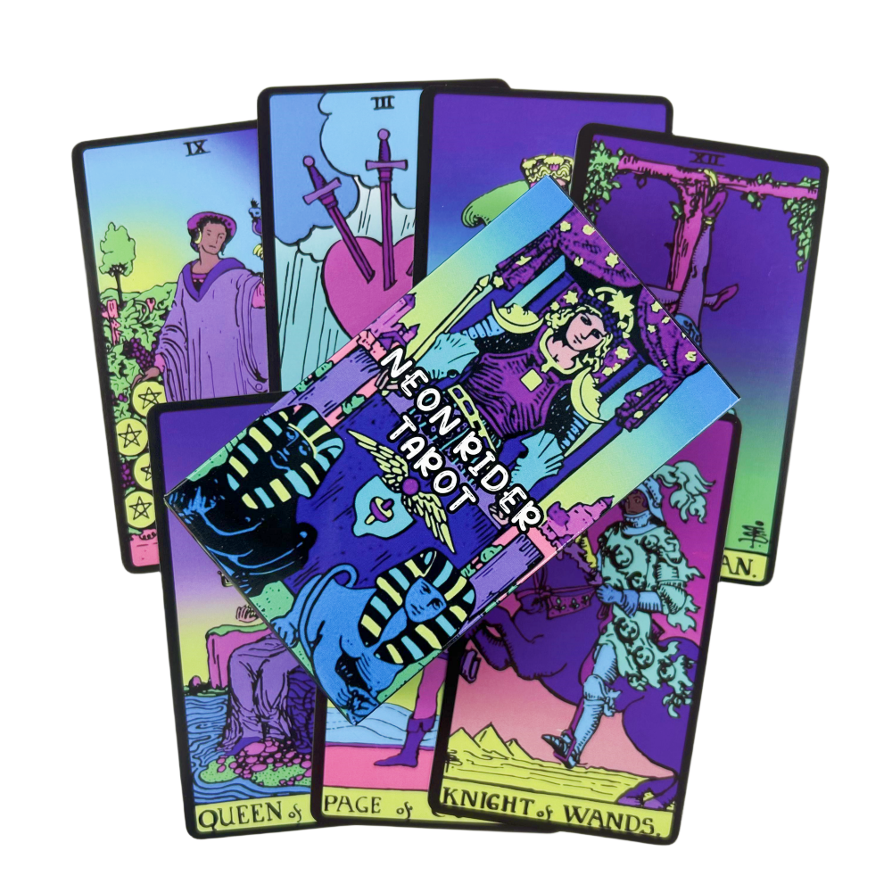 Pink Rider Tarot Cards For Beginners Divination Deck English Version Oracle Board Game For Fortune  9