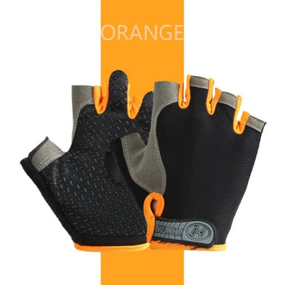 Gym Gloves Fingerless Gloves Anti-Slip Shock-Absorbing Breathable Gloves for Training Lifting Weight Cycling Performance