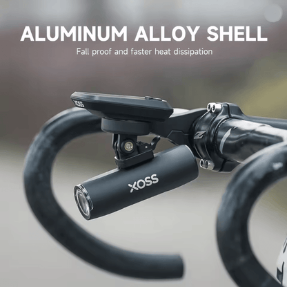 XOSS Rechargeable Bicycle Headlight Aluminium MTB Front Light