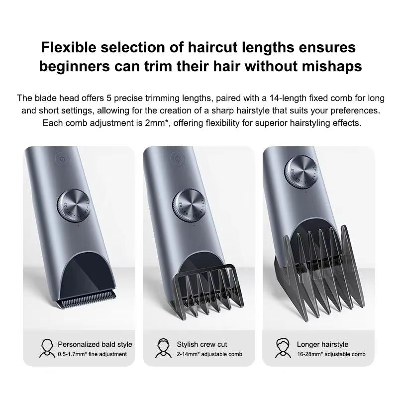 Xiaomi Mijia Hair Clipper 2  Professional Cordless Hair Trimmer  Beard Grooming Machine 2