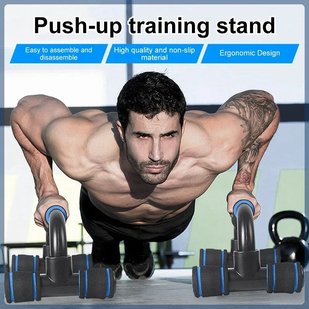 Home Foam Small Men Fitness Equipment H Shaped Push Up Bracket Auxiliary Exercise Pectoral Muscle E