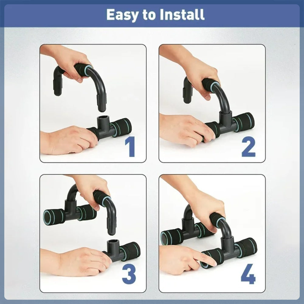 Home Foam Small Men Fitness Equipment H Shaped Push Up Bracket Auxiliary Exercise Pectoral Muscle E