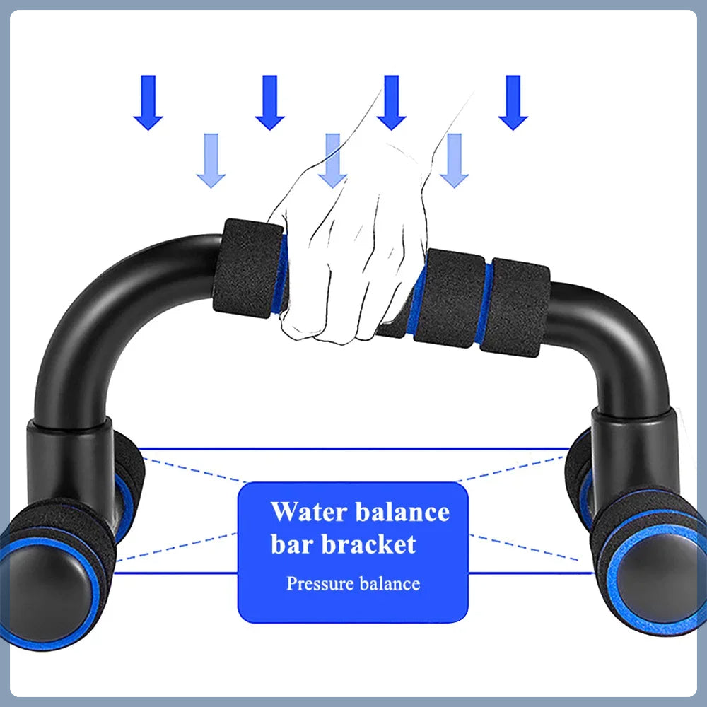 Home Foam Small Men Fitness Equipment H Shaped Push Up Bracket Auxiliary Exercise Pectoral Muscle E