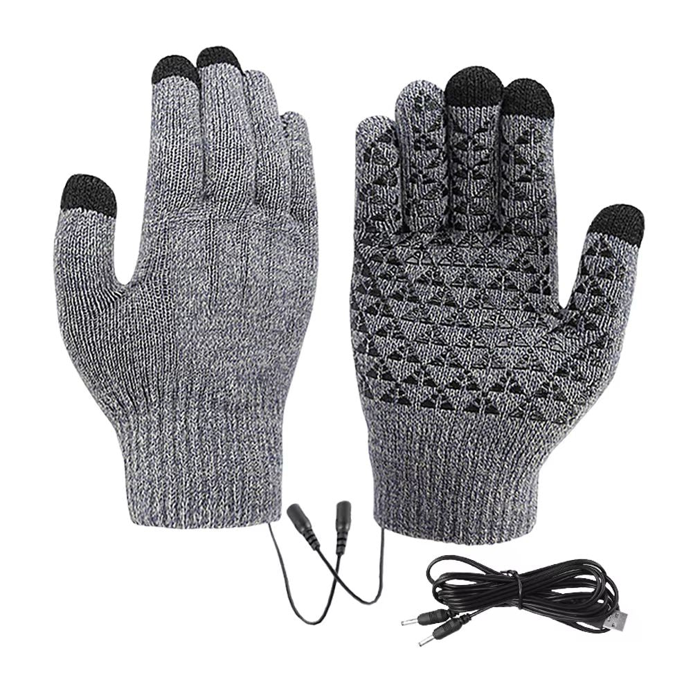 USB Electric Heated Gloves  Touchscreen Winter Gloves For Skiing Riding  Outdoor Adventure 7