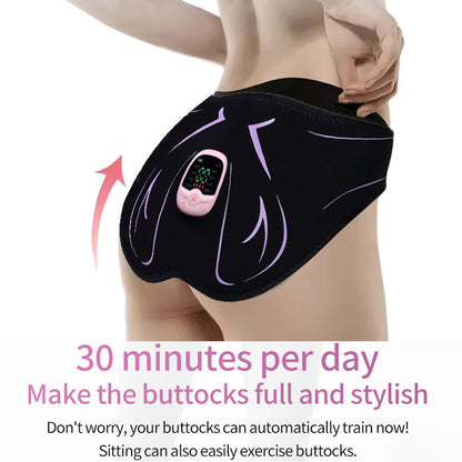 USB Rechargeable Electric Hips Trainer EMS Butt Muscle Stimulator Buttocks Lifting Toner for Fitness Weight Loss
