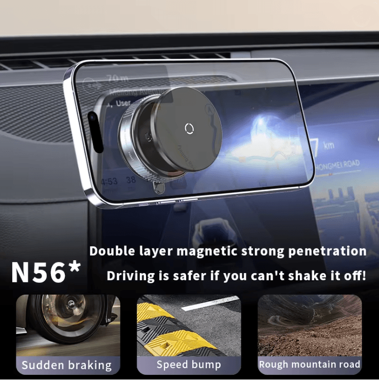 Magnetic Car Phone Holder With Strong Suction And 360 Degree Rotation 1