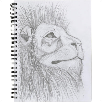 Heavyweight Sketch Book, 75 Sheets Black Poly Cover for Artists