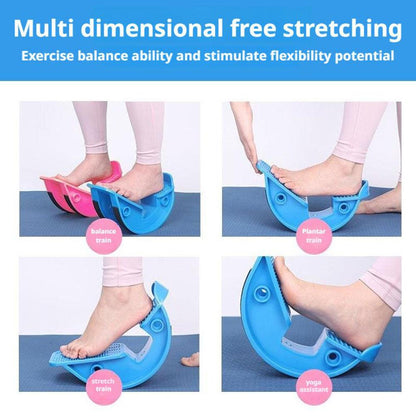 Household Calf Stretcher, Stretch Wheel Balance Trainer, Home Fitness Pedal Foot Board