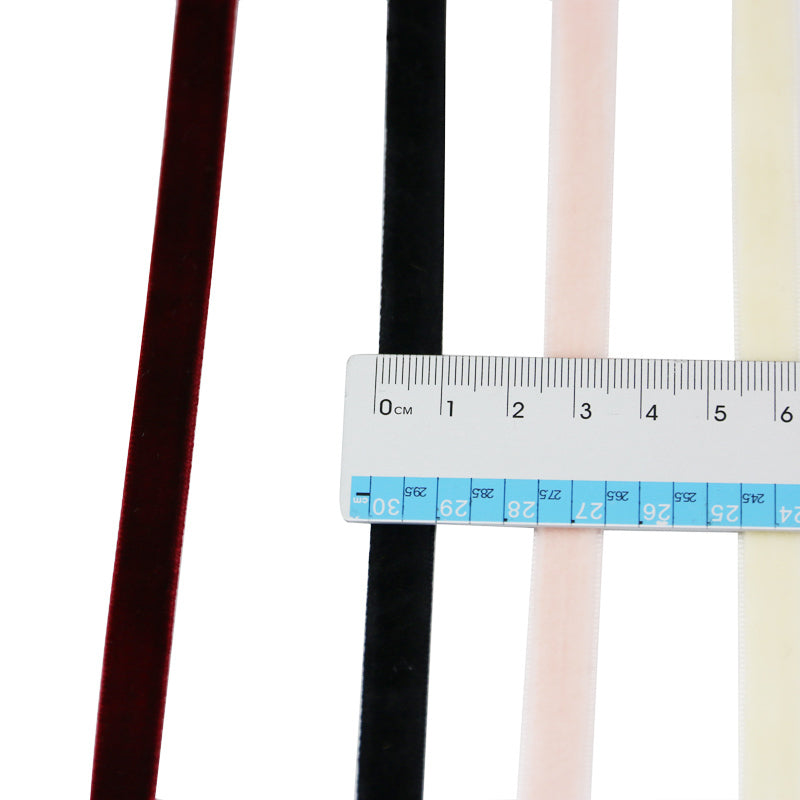 Handmade Christmas Lace Velvet Ribbon Wholesale Gift Wrapping Decoration Velvet Ribbon Party Ribbon 4