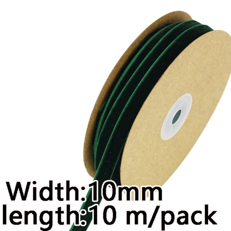 Handmade Christmas Lace Velvet Ribbon Wholesale Gift Wrapping Decoration Velvet Ribbon Party Ribbon 7