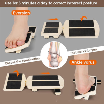 Ankle Stretcher Single Leg, Wooden Balance Board Proprioception Training, Anti Slip Ballet Home Gym