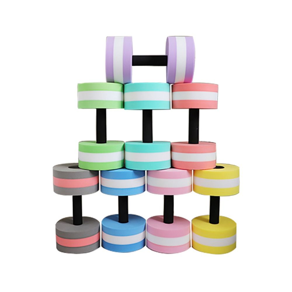 Water Sports Aerobic Fitness Equipment, Multicolor EVA Water Dumbbell, Pool Floating Dumbbell Aquatic Exercise