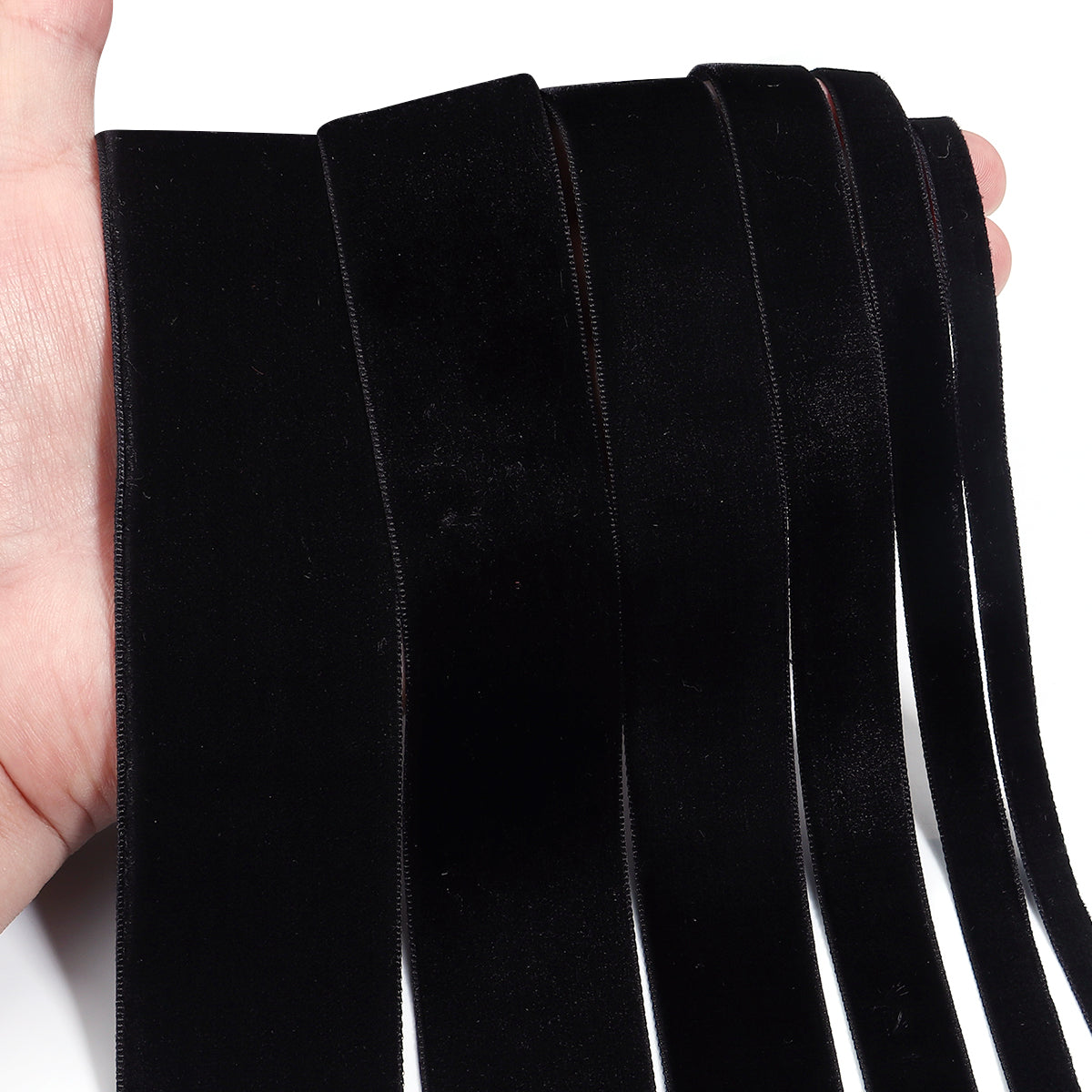 Velvet Ribbon for Gift Wrapping, Flower Packaging, Handmade Bows, DIY Christmas Sewing