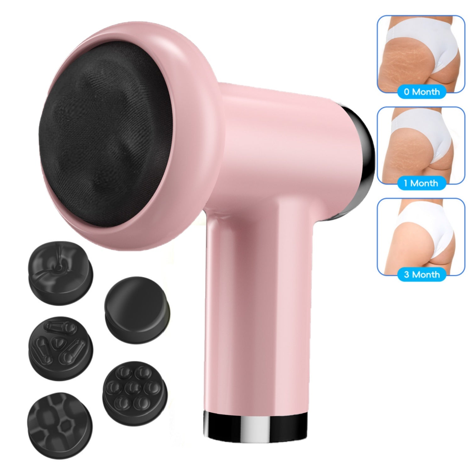 Portable Body Shaping Fat Fascia Gun Equipment, Health Anti Cellulite Vibration Massage, Deep Muscle Relaxation Fitness