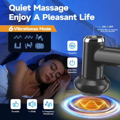 Portable Body Shaping Fat Fascia Gun Equipment, Health Anti Cellulite Vibration Massage, Deep Muscle Relaxation Fitness