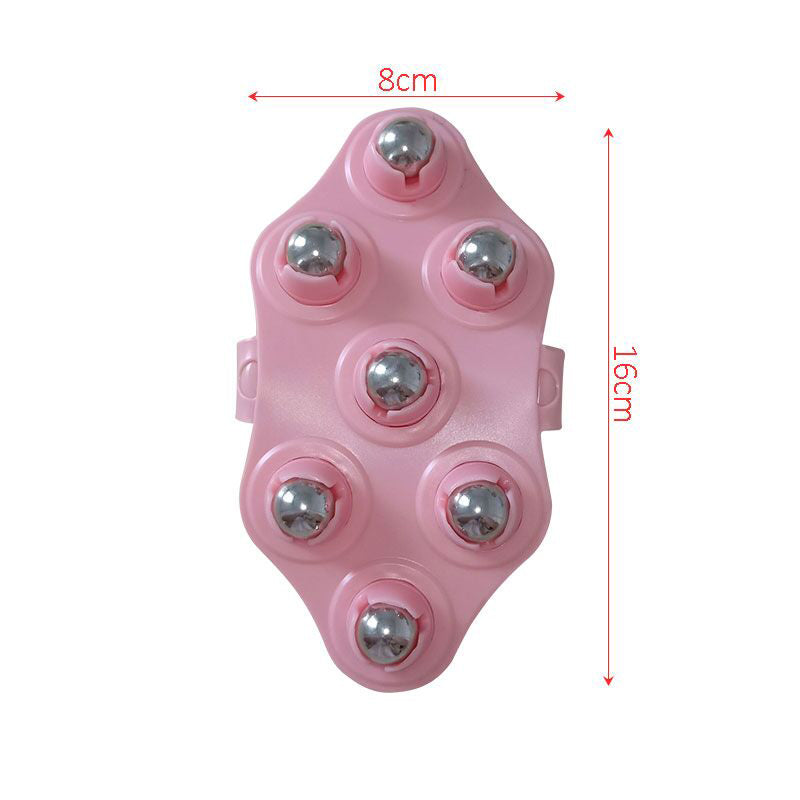 Meridian Stovepipe Brush AntiCellulite Body Massage Roller Ball Glove For Neck Back Shoulder Leg Pa 3