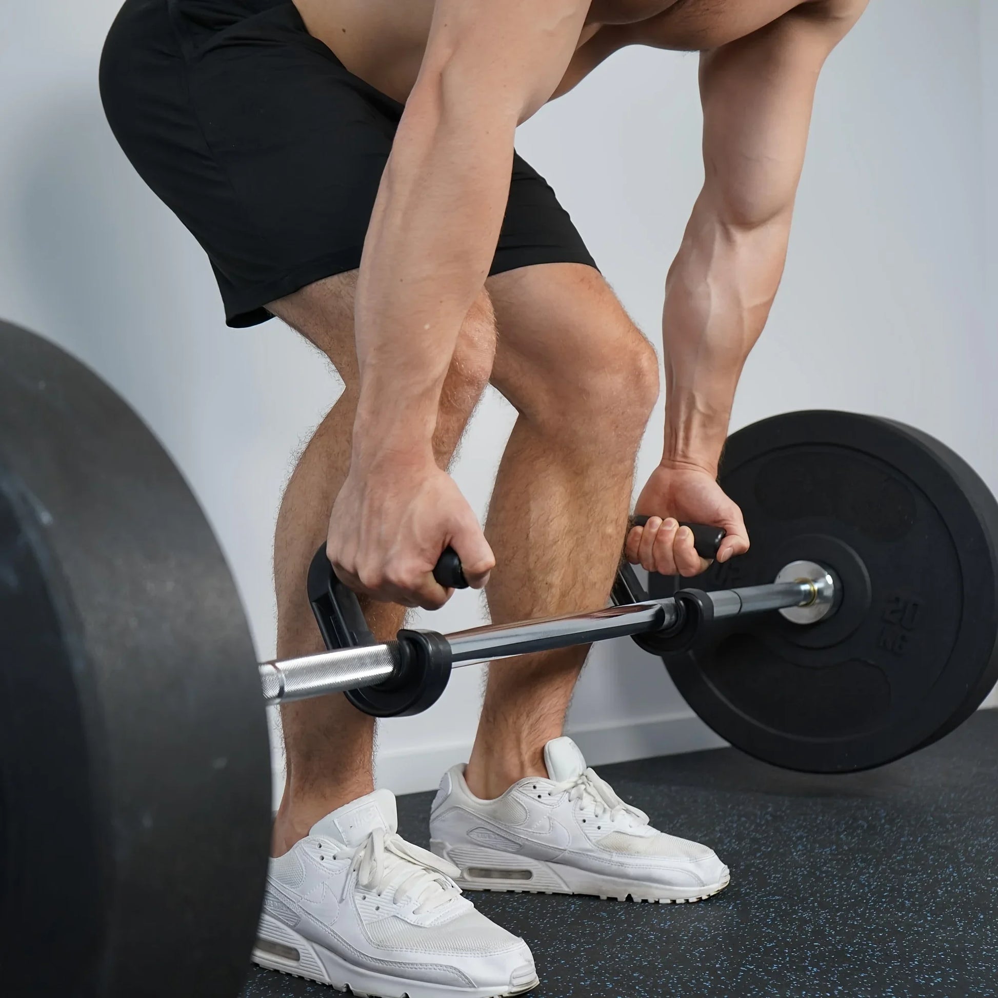 High Strength Nylon Double Hook Grip Bar, Gym Grade, Wear Resistant Non Slip, Home Commercial Trainer