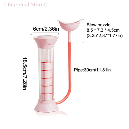 Deep Breathing Exercise Dumbbell Trainer With Counter Adjustable Diaphragm For Abdominal Muscle  Lu 5