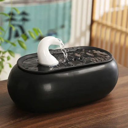 Chinese Style Circulating Ceramic Water Ornament Desktop Fountain 13