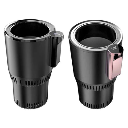 Portable Smart 2in1 12V Car Cup Cooler Warmer Mini Auto Refrigerator Cup Holder 2