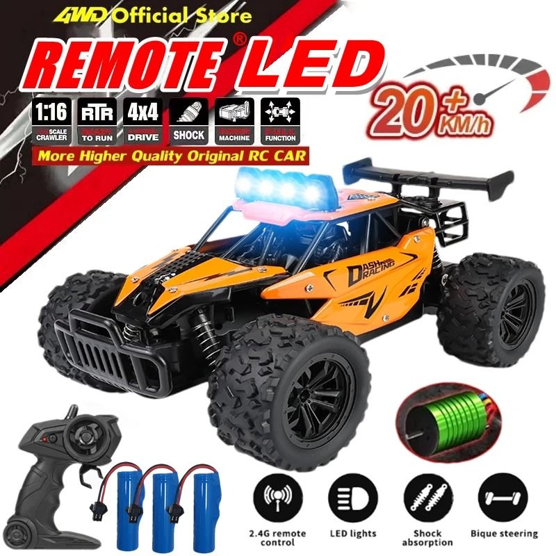 Remote Control Off Road Drift Racing Car 1 16 Scale High Speed RC Truck 1