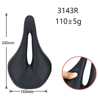Carbon Fiber Bike Saddle Super Light 89g Road And MTB Seat 7