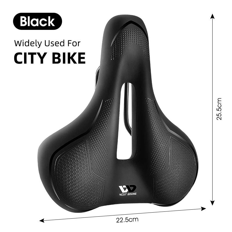 Breathable Shock Absorbing Bike Saddle Rainproof Comfort MTB Cycling Seat 12