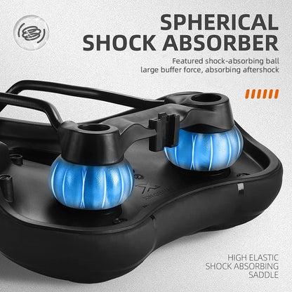 Breathable Shock Absorbing Bike Saddle Rainproof Comfort MTB Cycling Seat 3