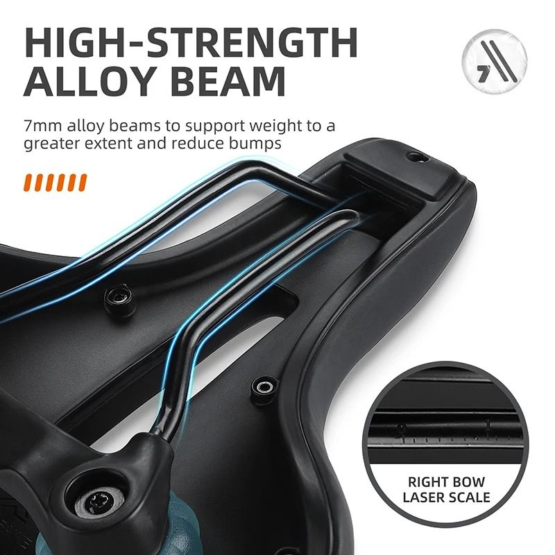 Breathable Shock Absorbing Bike Saddle Rainproof Comfort MTB Cycling Seat 4