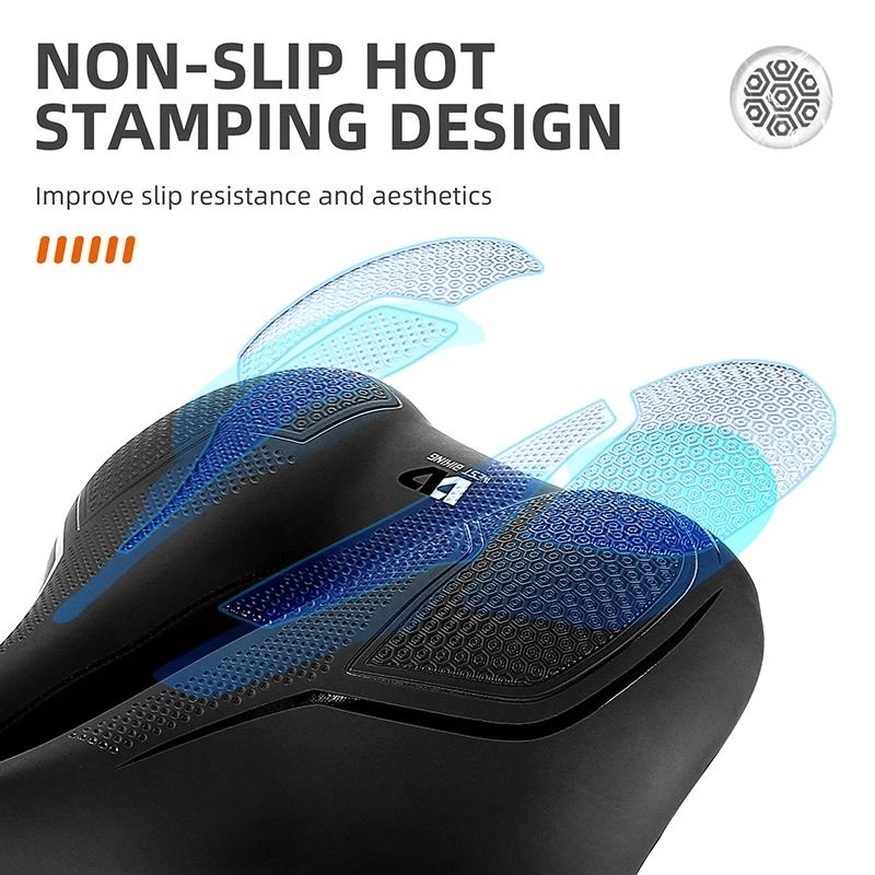Breathable Shock Absorbing Bike Saddle Rainproof Comfort MTB Cycling Seat 5