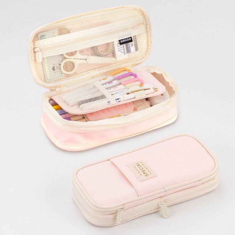 Large Capacity Pencil Case Double Layer School Pouch 1