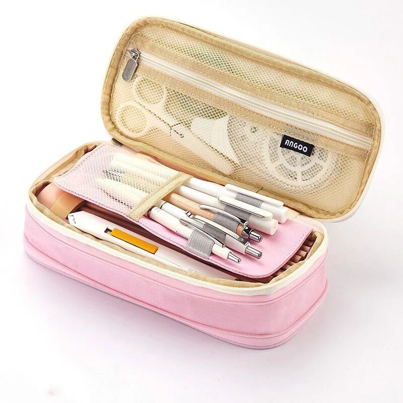 Large Capacity Pencil Case Double Layer School Pouch 3