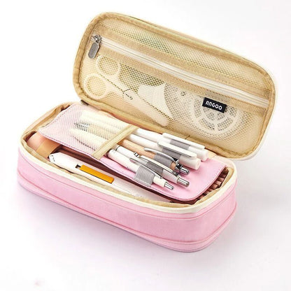 Large Capacity Pencil Case Double Layer School Pouch 3