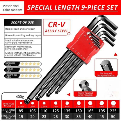 High Strength Hex Wrench Set Durable Hand Tool 7