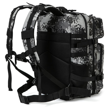 45L Tactical Backpack Outdoor Hiking Survival Rucksack With Bottle Holder 2