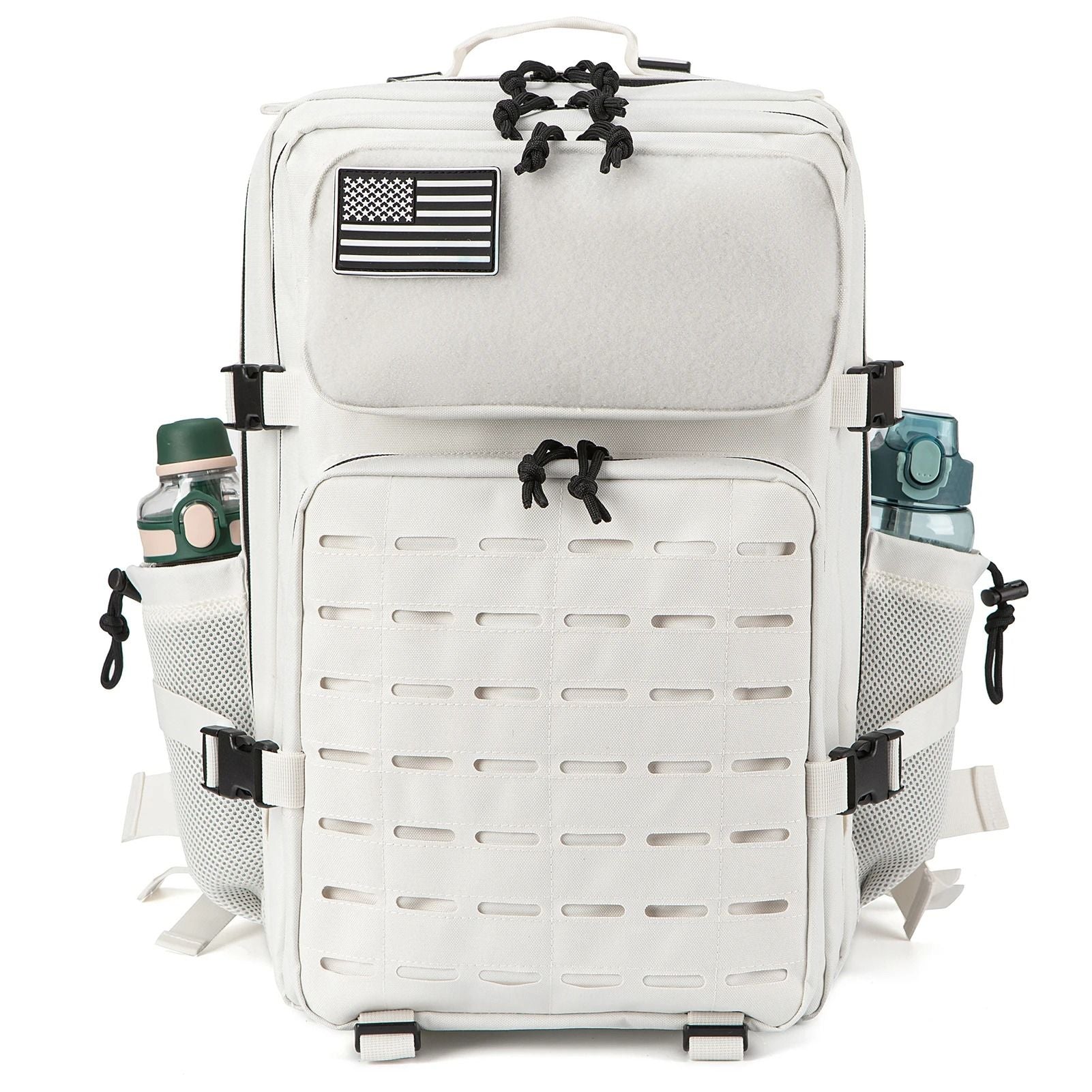 45L Tactical Backpack Outdoor Hiking Survival Rucksack With Bottle Holder 11