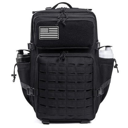 45L Tactical Backpack Outdoor Hiking Survival Rucksack With Bottle Holder 13