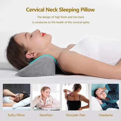 Cervical Memory Foam Contour Pillow For Neck And Shoulder Support 1