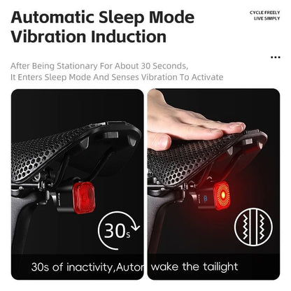 Bicycle Rear Light With Brake Sensing And Digital Power Display 6