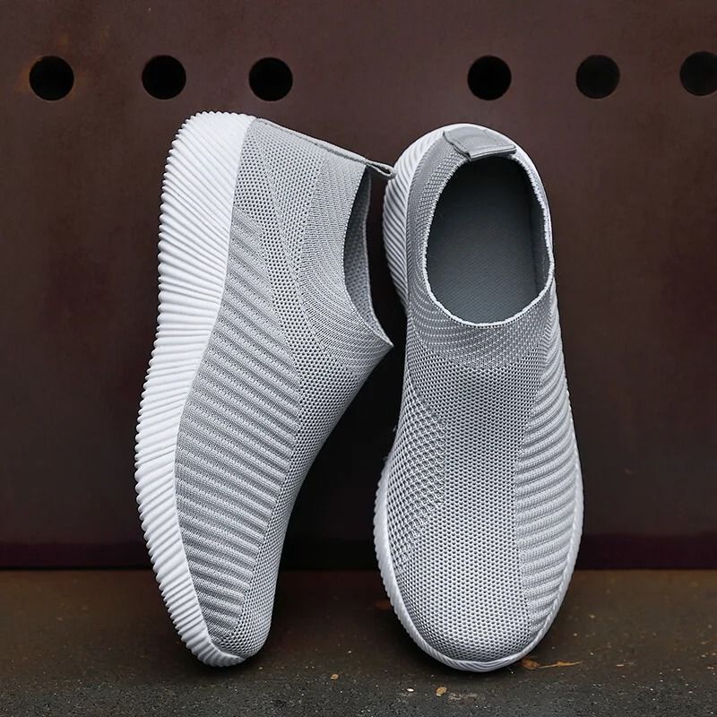 Women Slip On Vulcanized Sneakers with Flat Comfort Sole