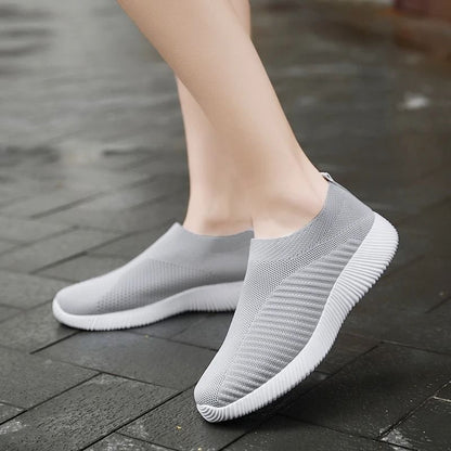 Women Slip On Vulcanized Sneakers With Flat Comfort Sole 2