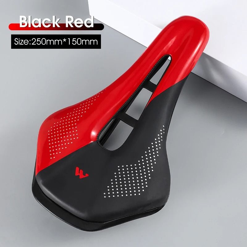 Comfortable Road Bicycle Saddle With Hollow Breathable PU Leather Cushion 11